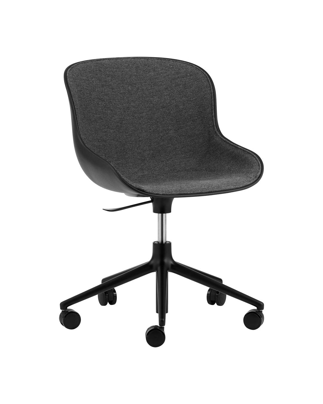 Normann Copenhagen Hyg Chair - 5-Star Base w/ Gas Lift, Front Upholstered