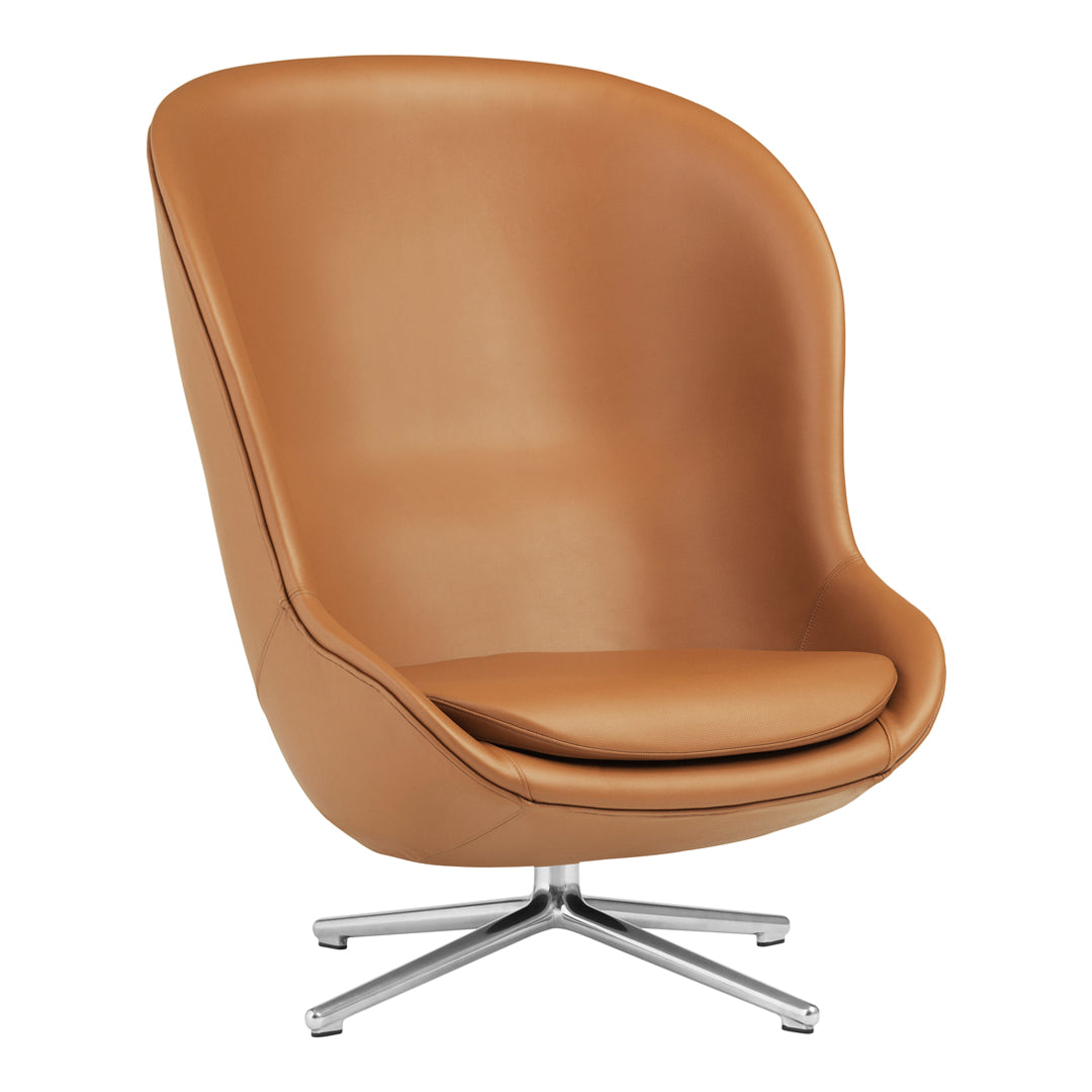 Normann Copenhagen Hyg Lounge Chair High - Swivel Base