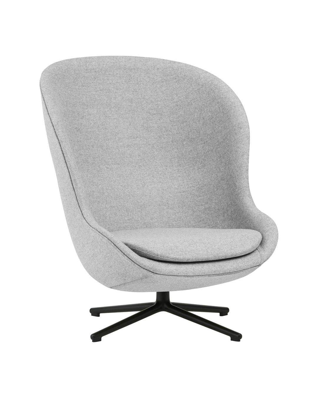 Normann Copenhagen Hyg Lounge Chair High - Swivel Base