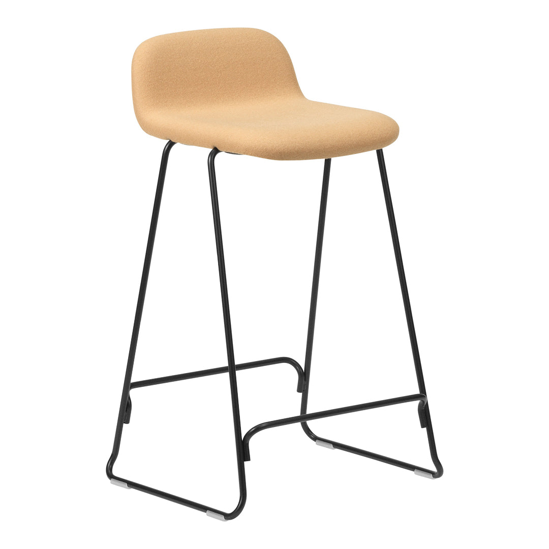 Normann Copenhagen Just Counter Stool w/ Back - Fully Upholstered