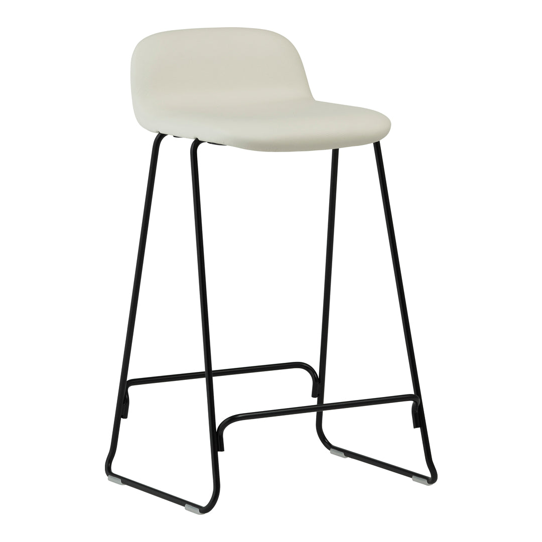 Normann Copenhagen Just Counter Stool w/ Back - Fully Upholstered
