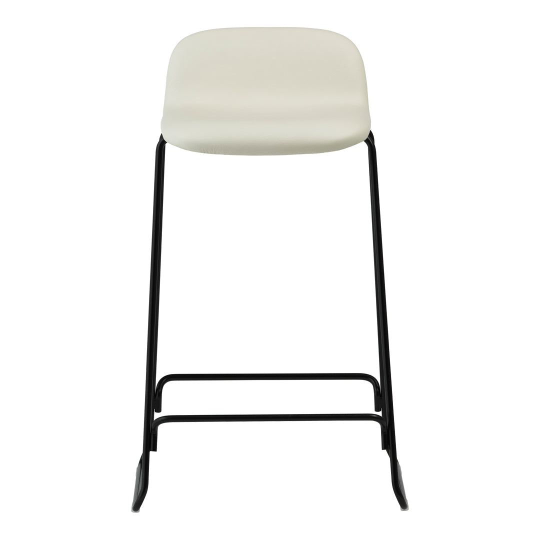 Normann Copenhagen Just Counter Stool w/ Back - Fully Upholstered