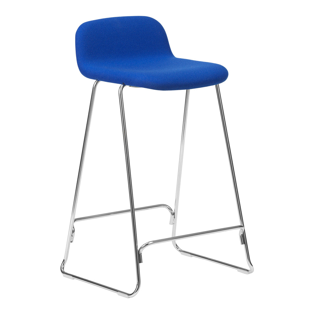 Normann Copenhagen Just Counter Stool w/ Back - Fully Upholstered