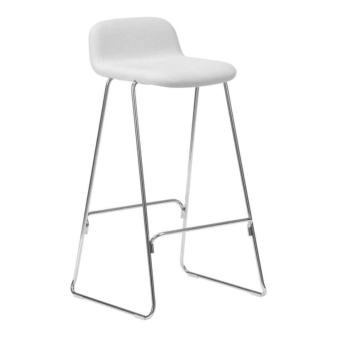 Normann Copenhagen Just Bar Stool w/ Back - Fully Upholstered