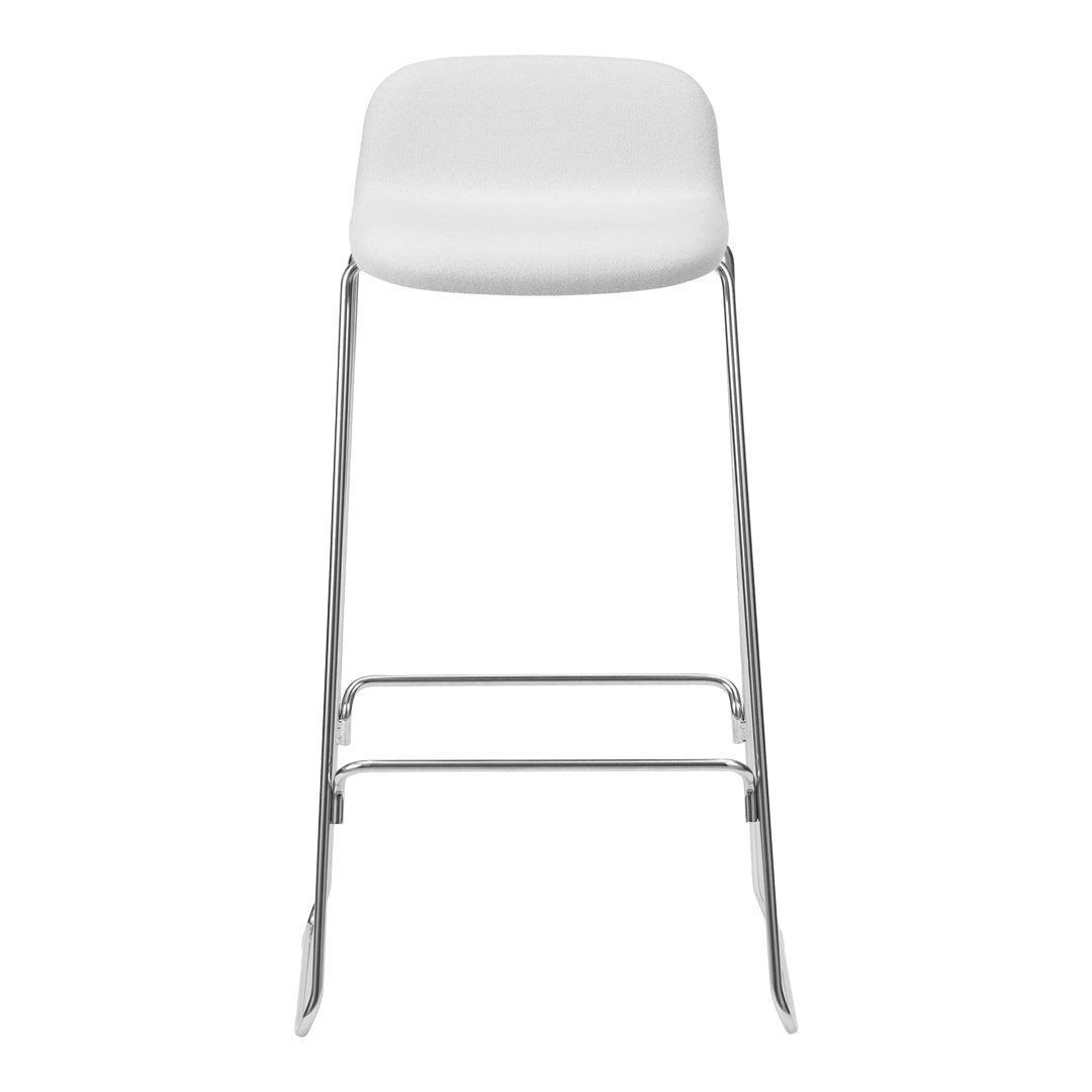 Normann Copenhagen Just Bar Stool w/ Back - Fully Upholstered