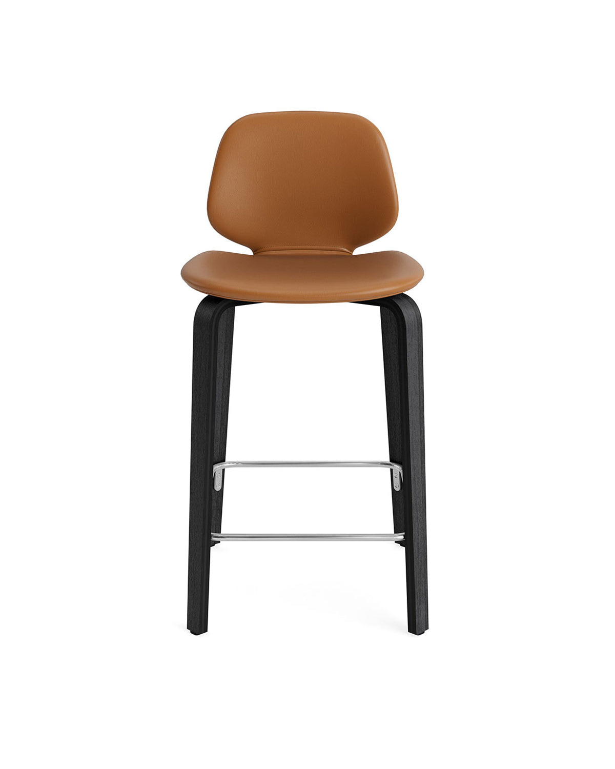 Normann Copenhagen My Chair Counter/Bar Stool - Wood Base - Fully Upholstered