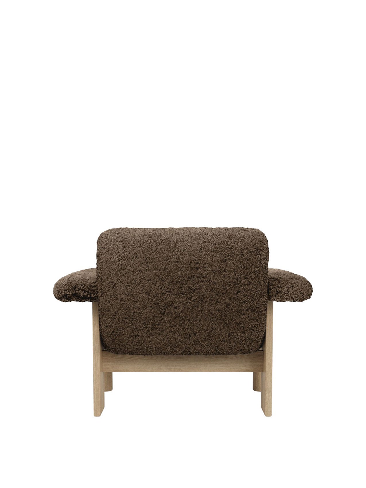 Audo Brasilia Lounge Chair, Low Back, Sheepskin