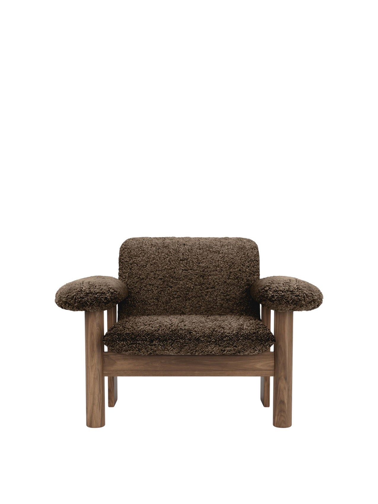Audo Brasilia Lounge Chair, Low Back, Sheepskin