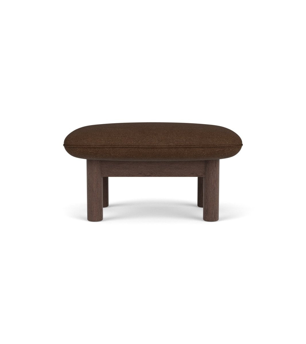 Audo Brasilia Ottoman, Textile - Dark Stained Oak / Audo Bouclé US 07