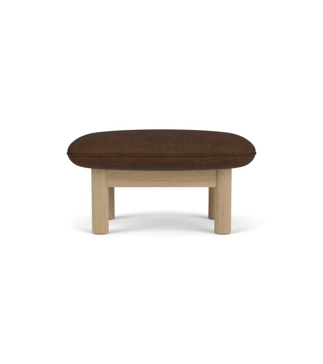 Audo Brasilia Ottoman, Textile - Natural Oak / Audo Bouclé US 07