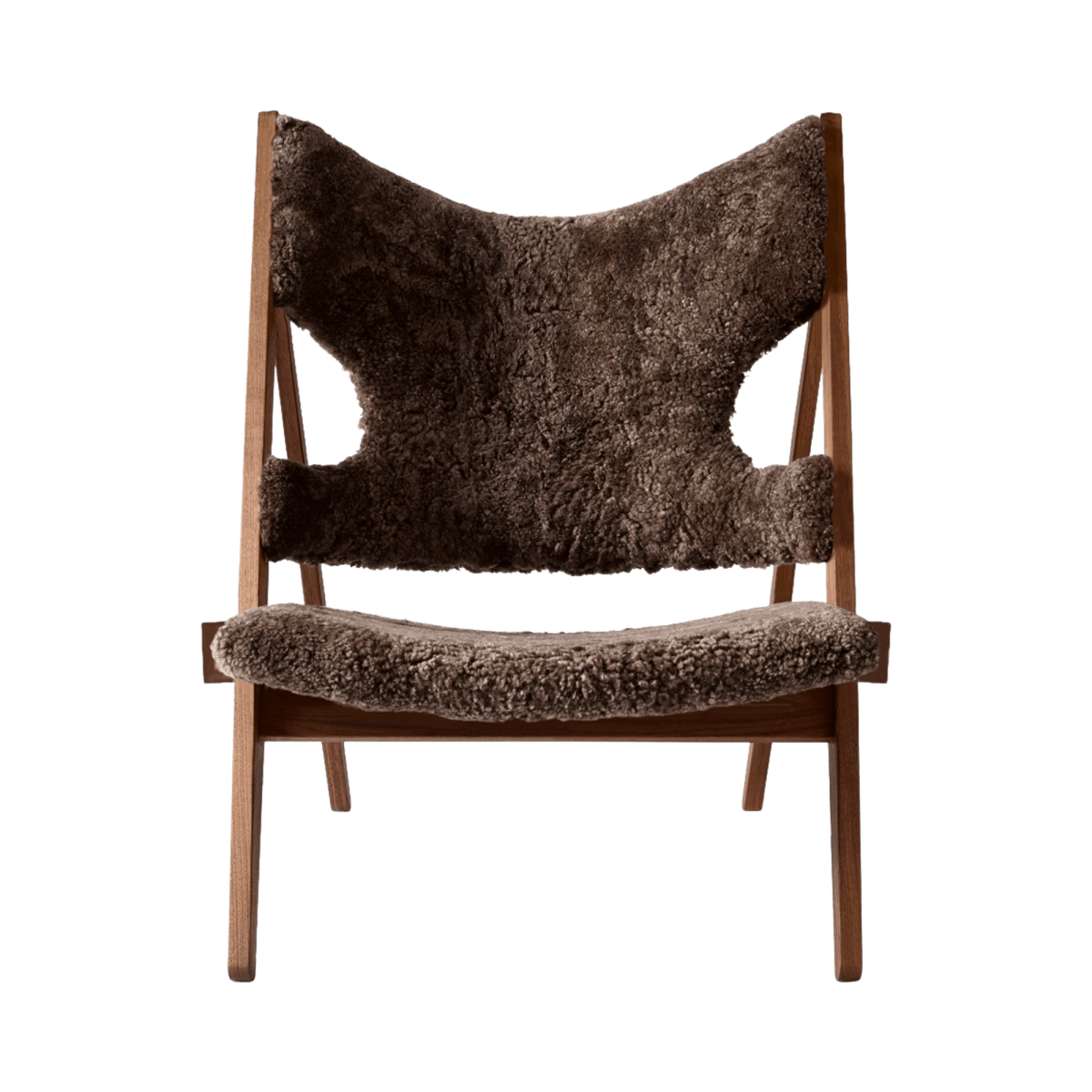 Audo Knitting Chair, Sheepskin