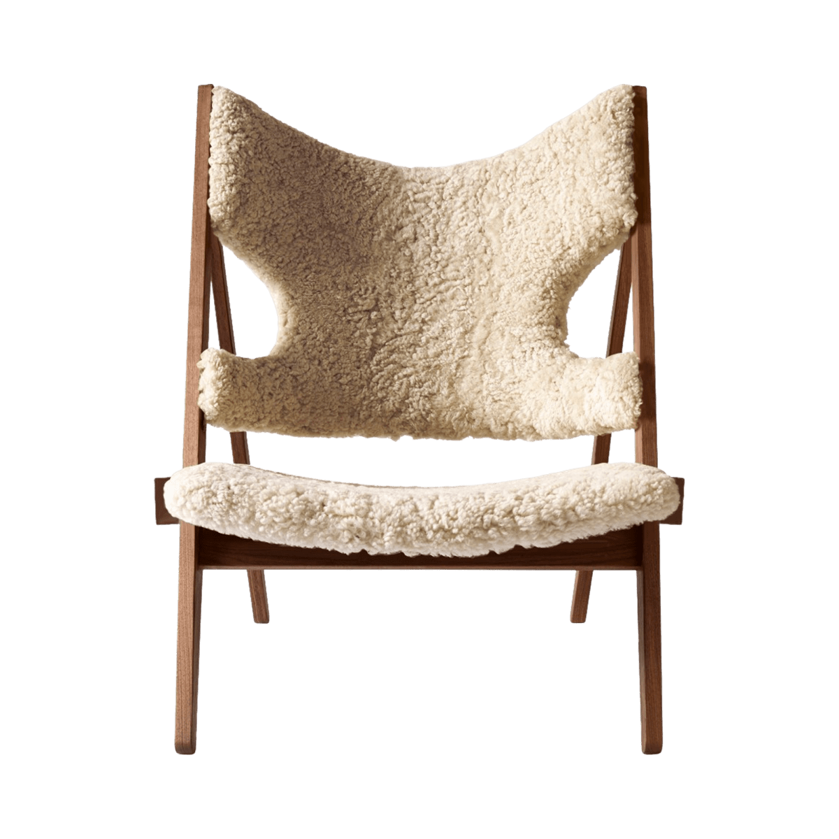 Audo Knitting Chair, Sheepskin