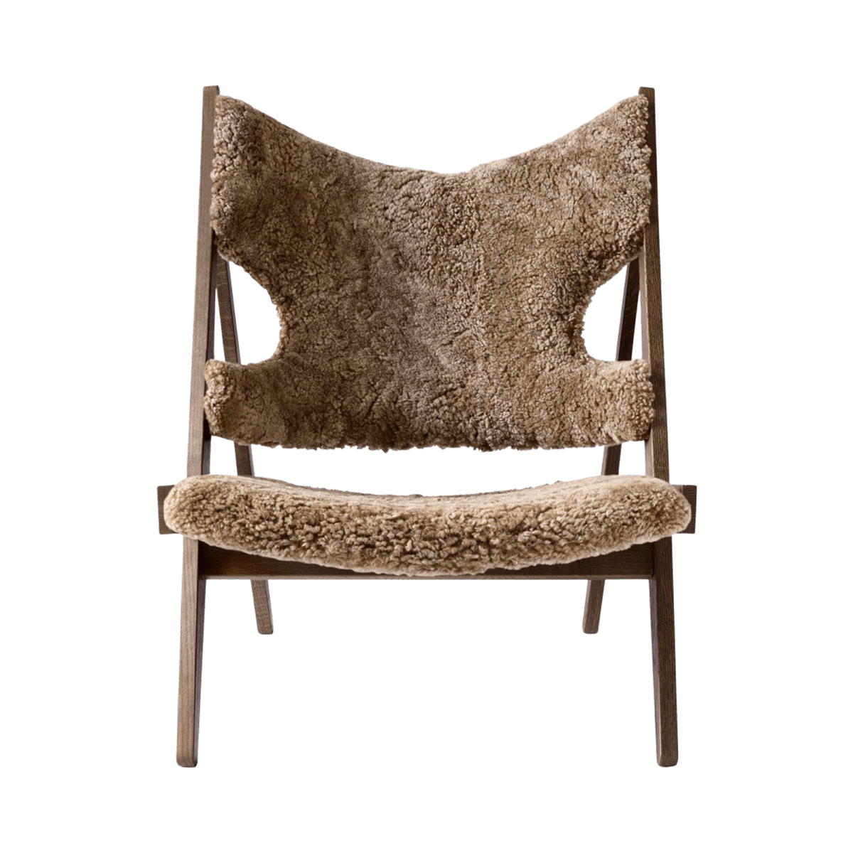 Audo Knitting Chair, Sheepskin