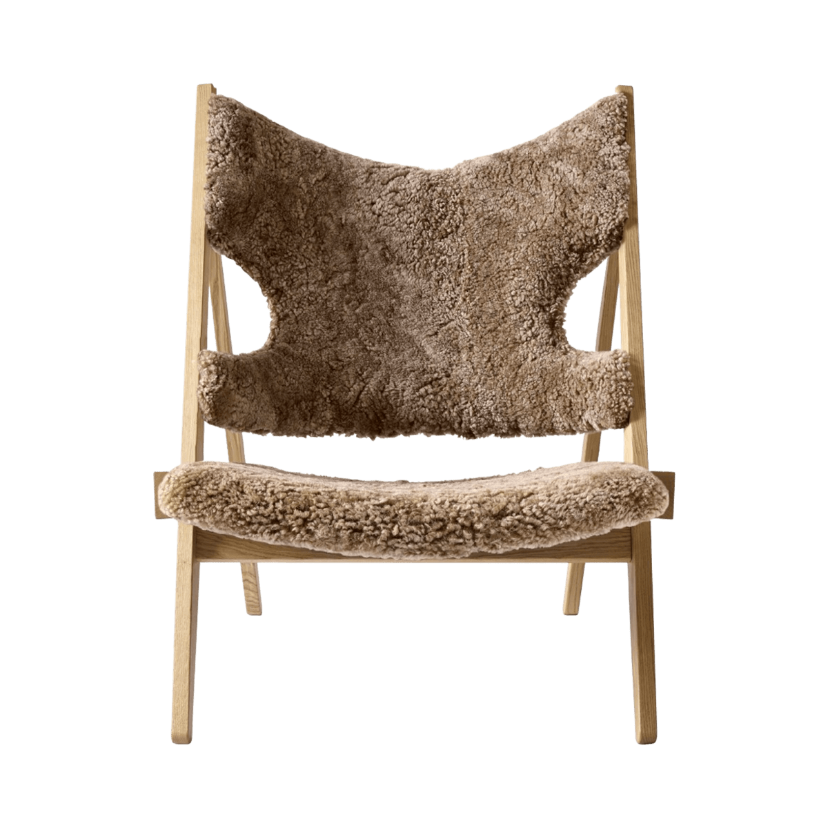 Audo Knitting Chair, Sheepskin