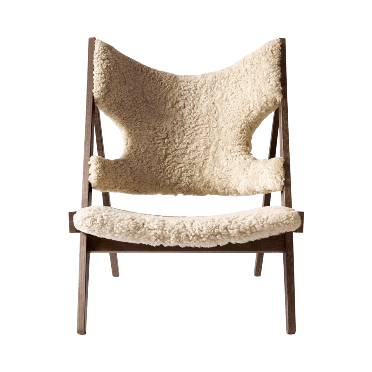 Audo Knitting Chair, Sheepskin