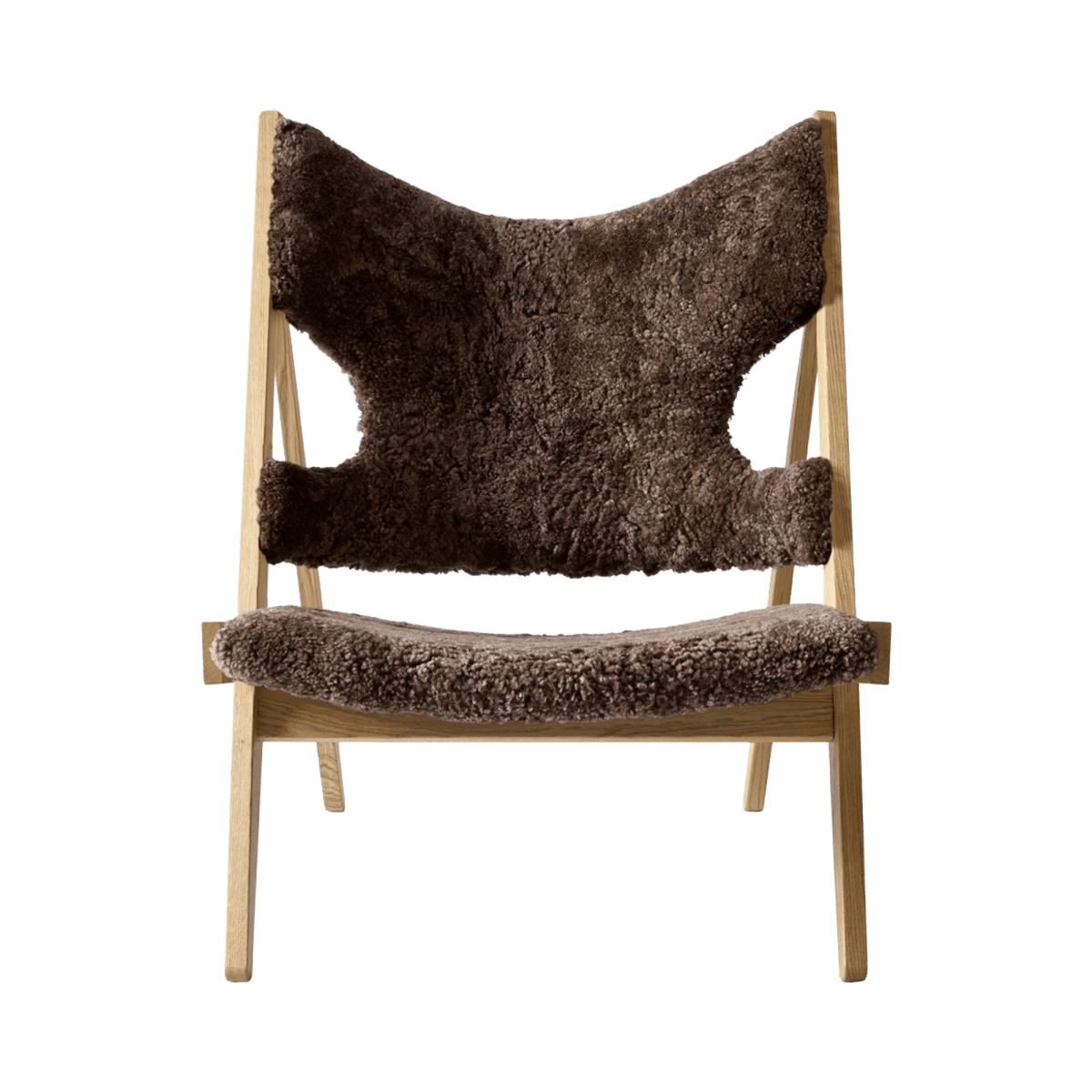 Audo Knitting Chair, Sheepskin