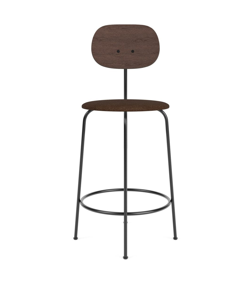 Audo Afteroom Plus Bar & Counter Chair, Upholsered Seat - Counter / Dark Stained Oak | Audo Bouclé US 07