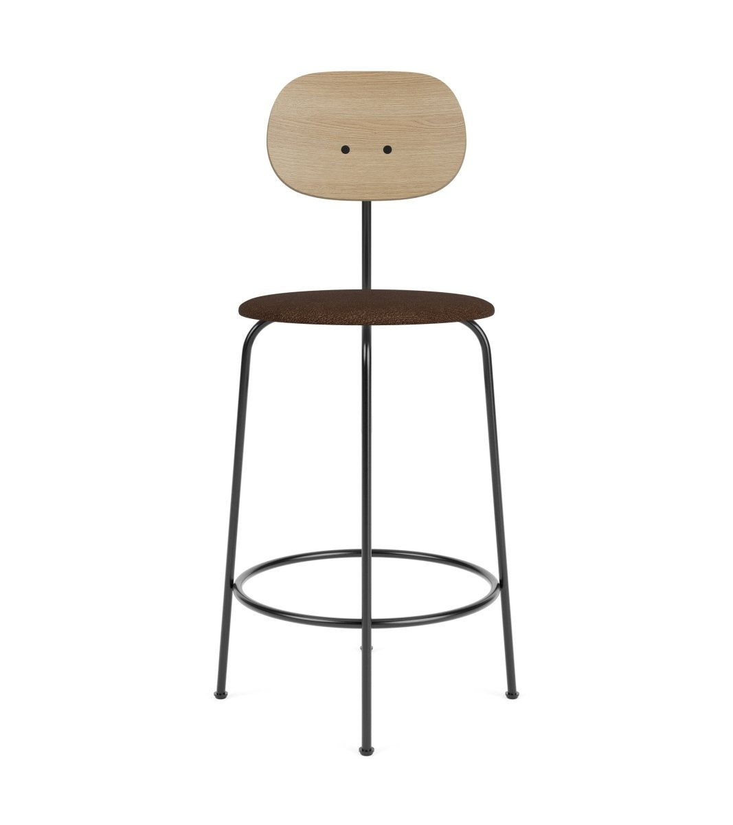 Audo Afteroom Plus Bar & Counter Chair, Upholsered Seat - Counter / Natural Oak | Audo Bouclé US 07