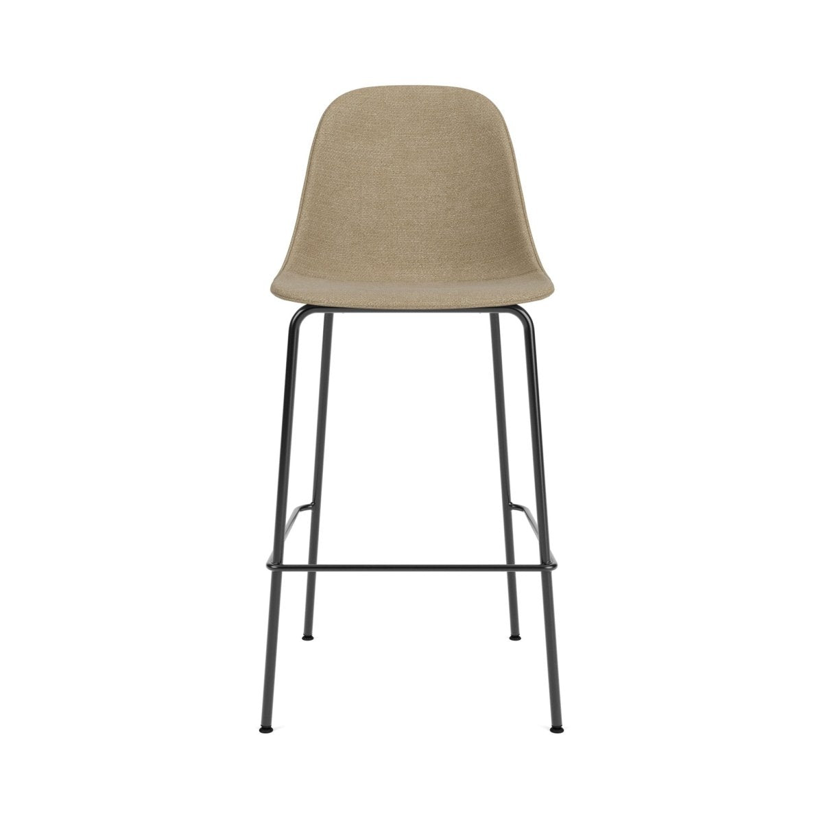 Audo Harbour Side Chair, Counter & Bar Height, Upholstered - Bar Height / Audo Bouclé US 02
