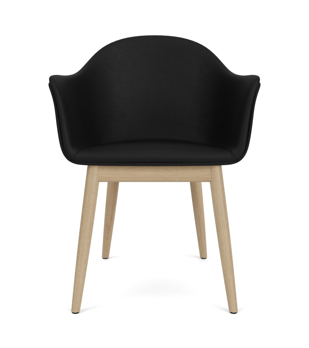 Audo Harbour Arm Chair, Dining Height, Oak Base, Upholstered