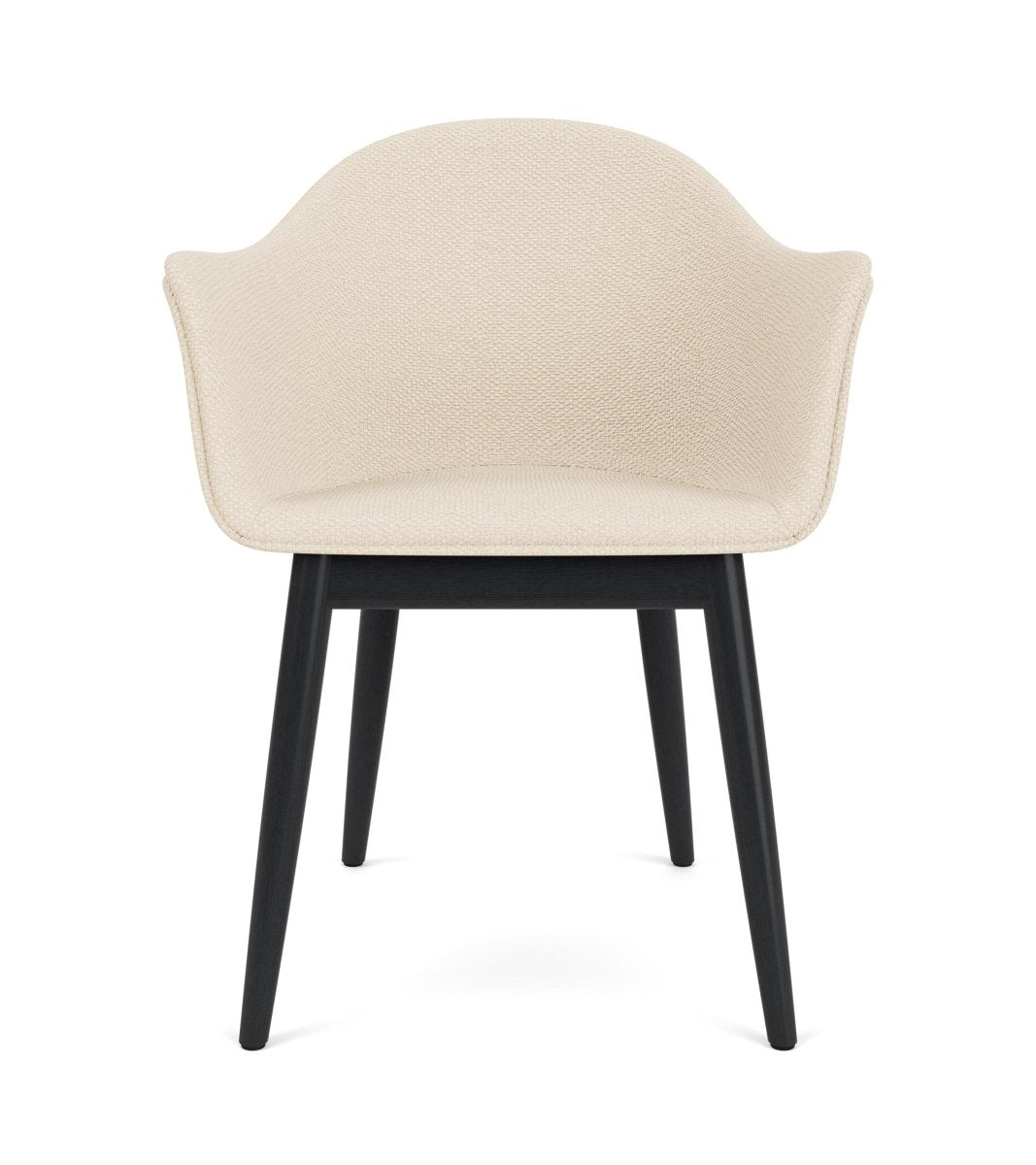 Audo Harbour Arm Chair, Dining Height, Oak Base, Upholstered