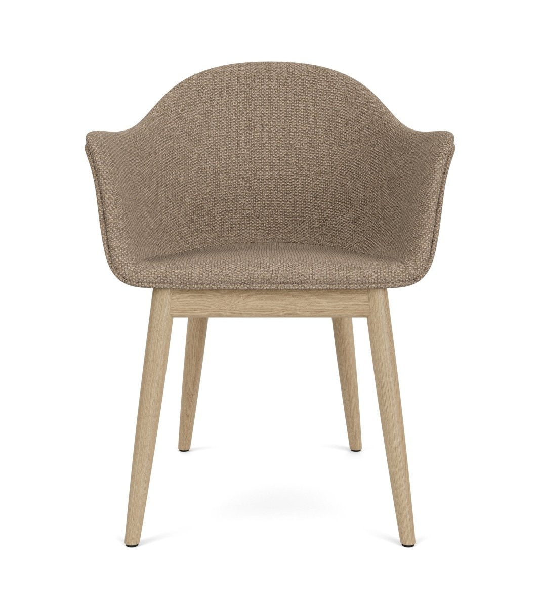 Audo Harbour Arm Chair, Dining Height, Oak Base, Upholstered