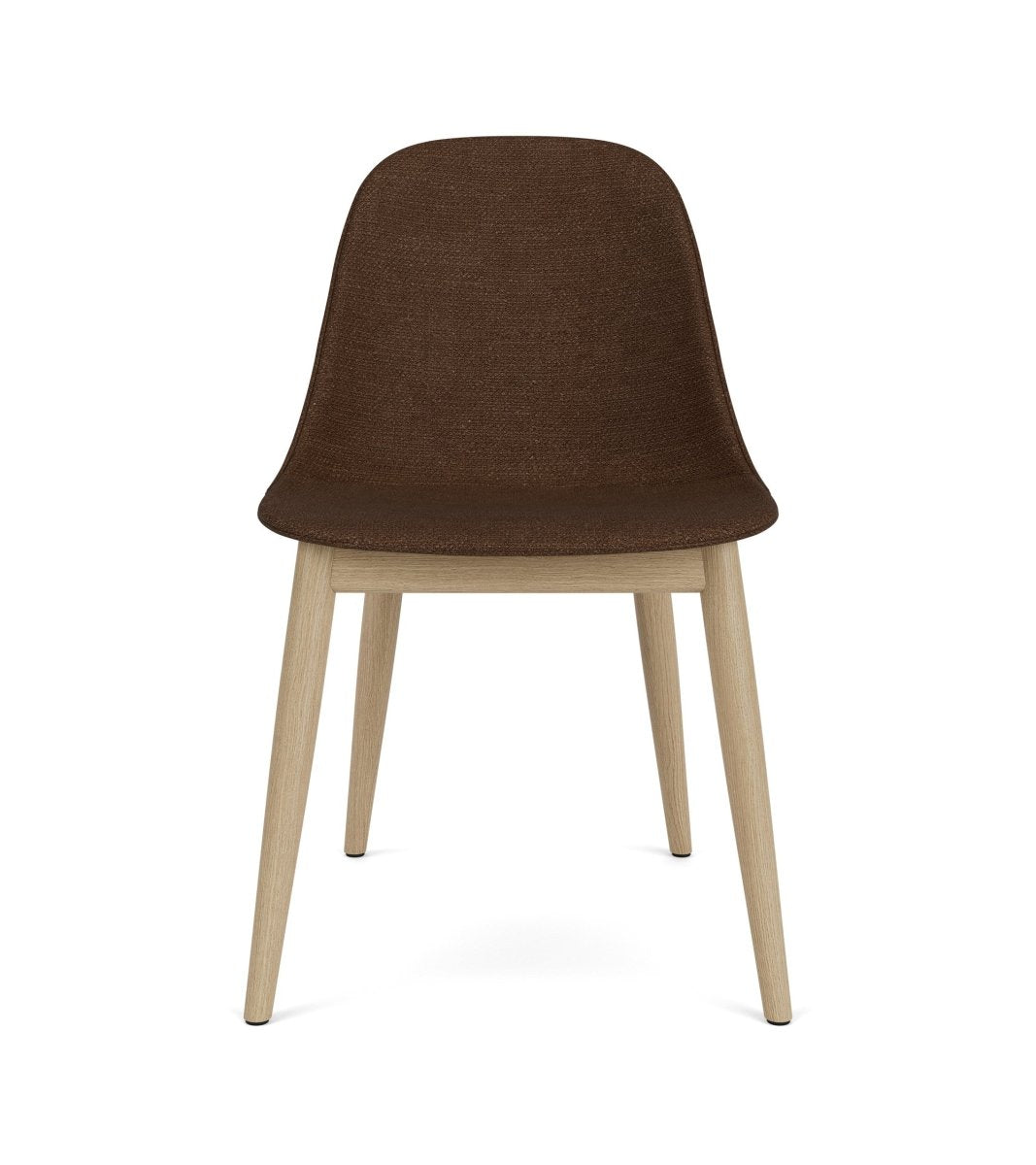 Audo Harbour Side Chair, Dining Height, Upholstered - Natural Oak / Audo Bouclé US 07