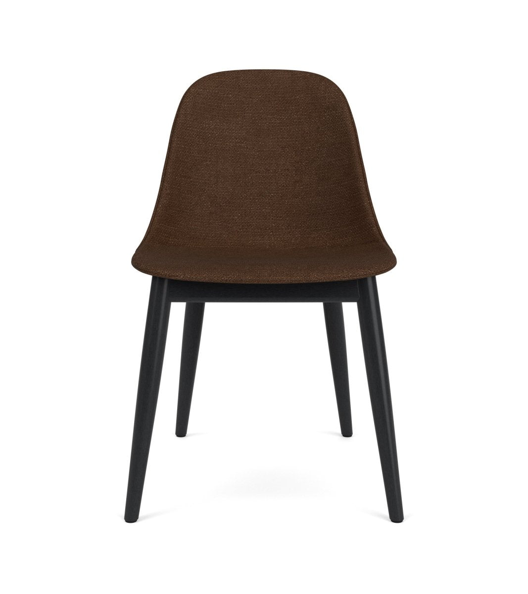 Audo Harbour Side Chair, Dining Height, Upholstered - Black Oak / Audo Bouclé US 07