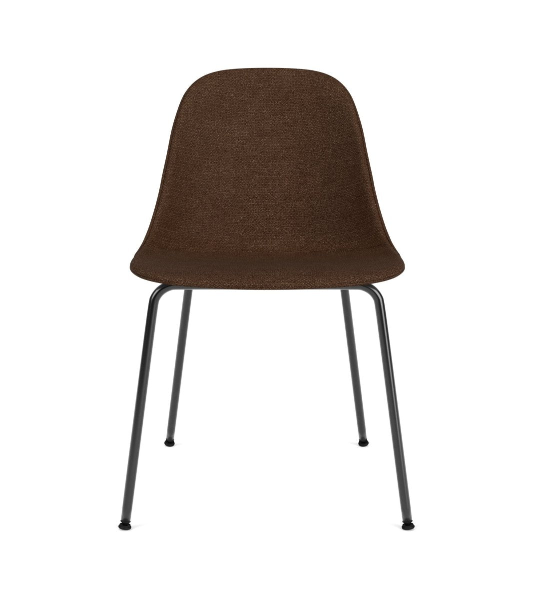 Audo Harbour Side Chair, Dining Height, Upholstered - Black Steel / Audo Bouclé US 07