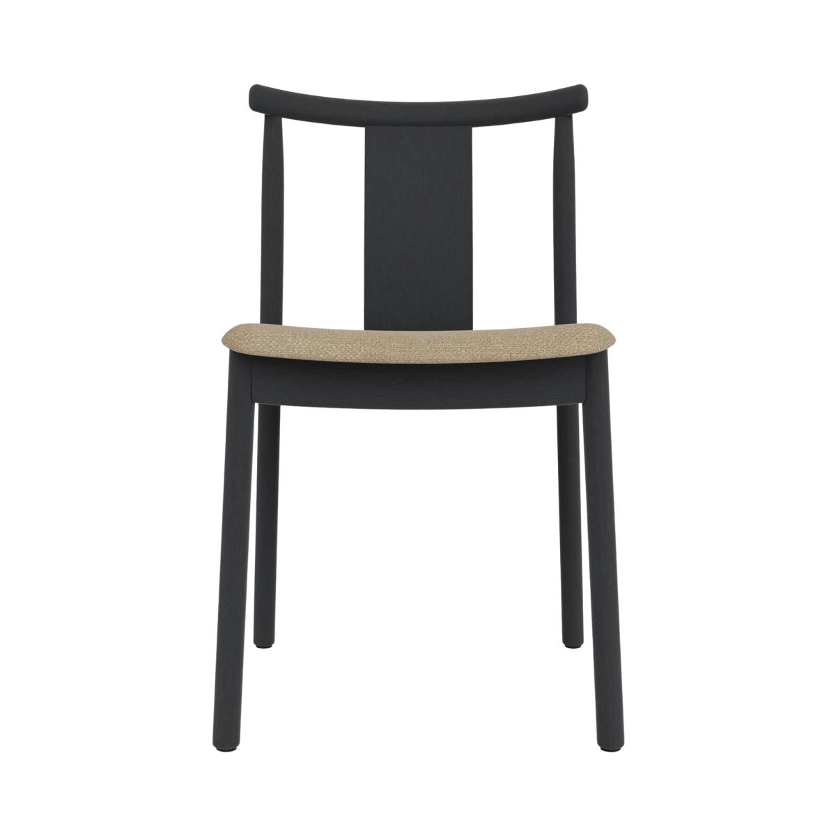 Audo Merkur Dining Chair - Black Oak / Audo Bouclé US 02
