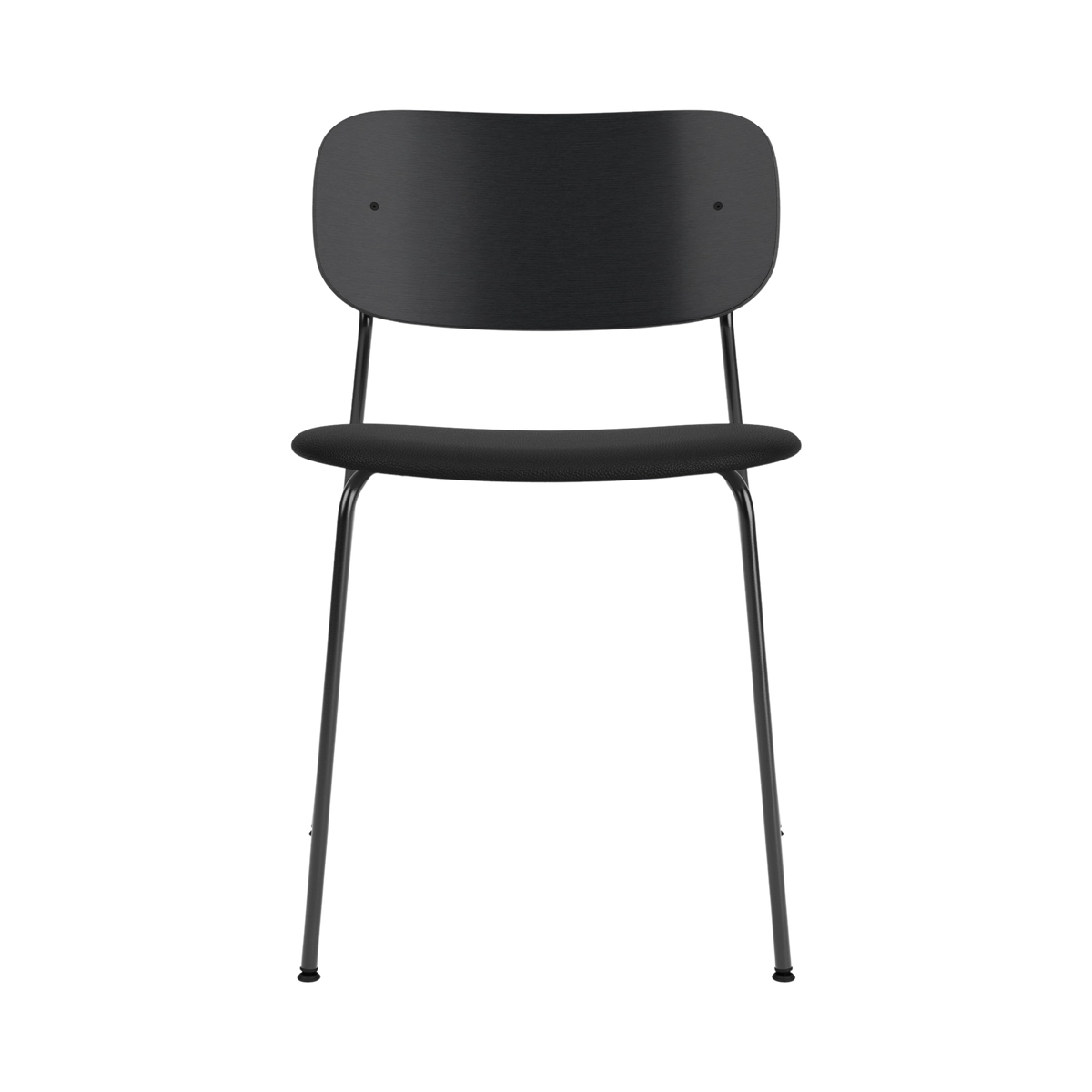 Audo Co Dining Chair, Without Arms, Partially Upholstered