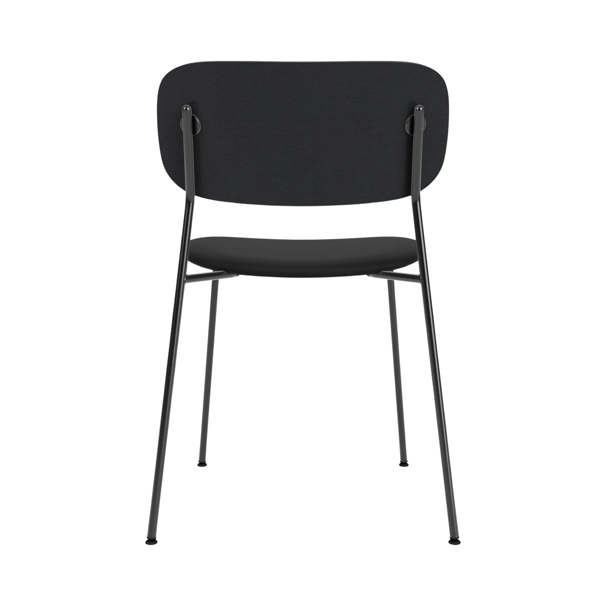 Audo Co Dining Chair, Without Arms, Partially Upholstered