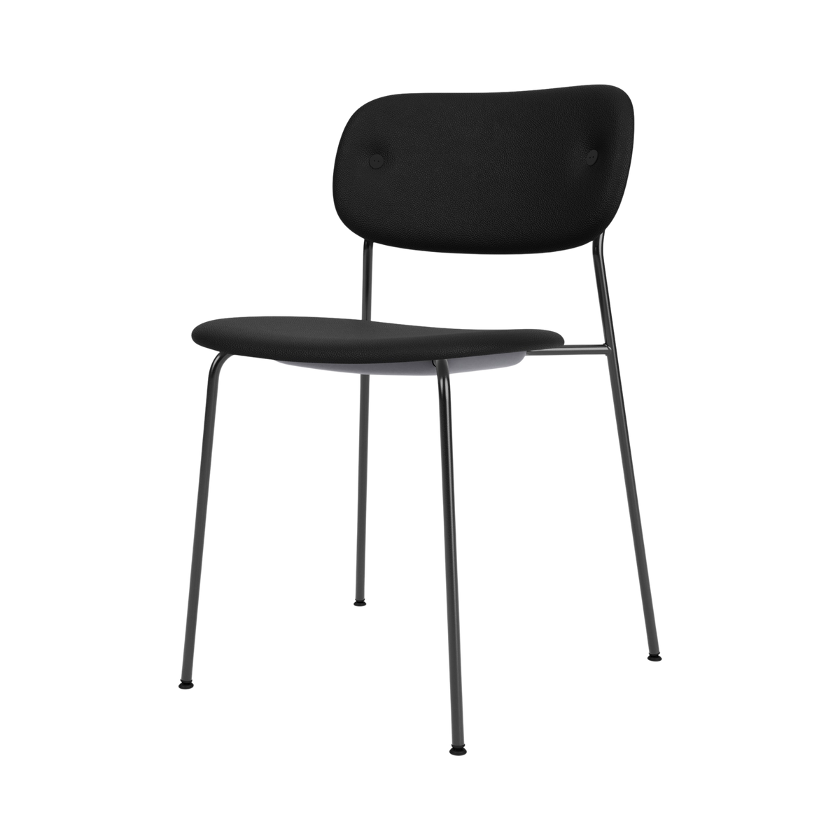 Audo Co Dining Chair, Without Arms, Fully Upholstered