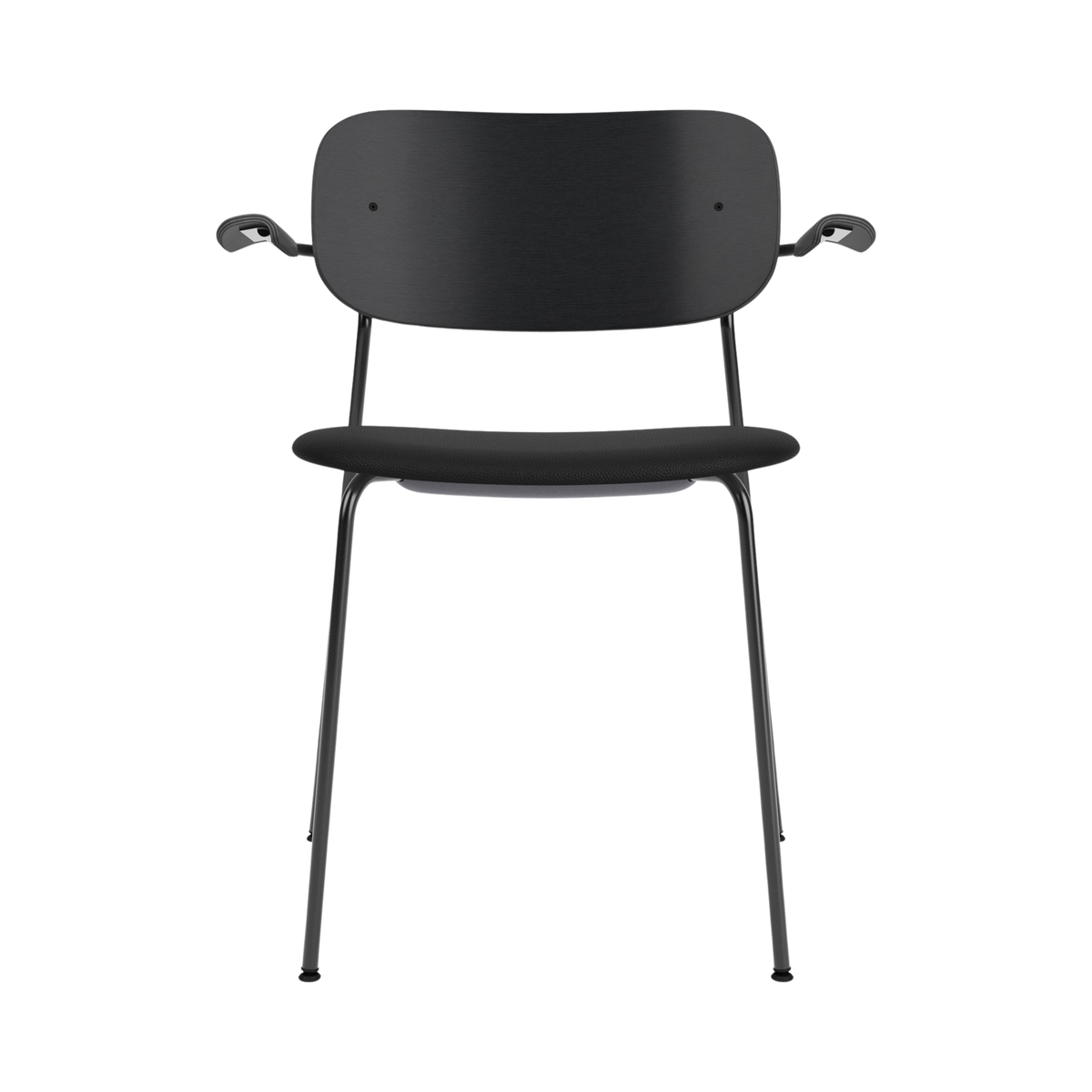 Audo Co Dining Chair, With Arms, Partially Upholstered