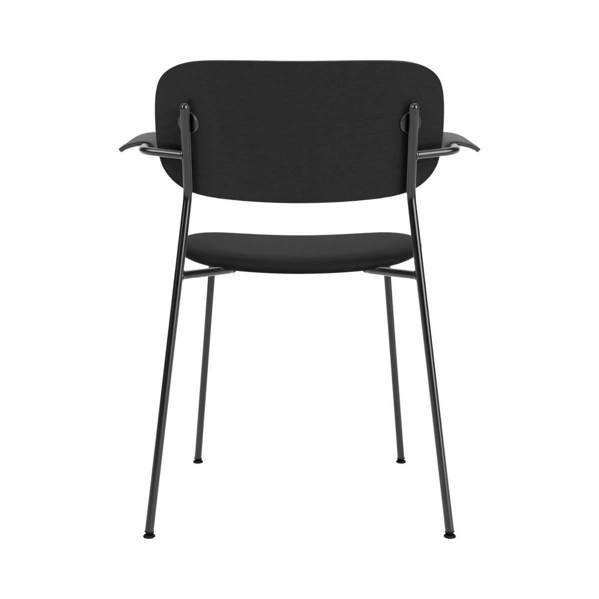 Audo Co Dining Chair, With Arms, Partially Upholstered