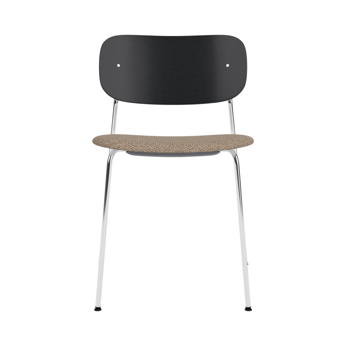Audo Co Dining Chair, Without Arms, Partially Upholstered