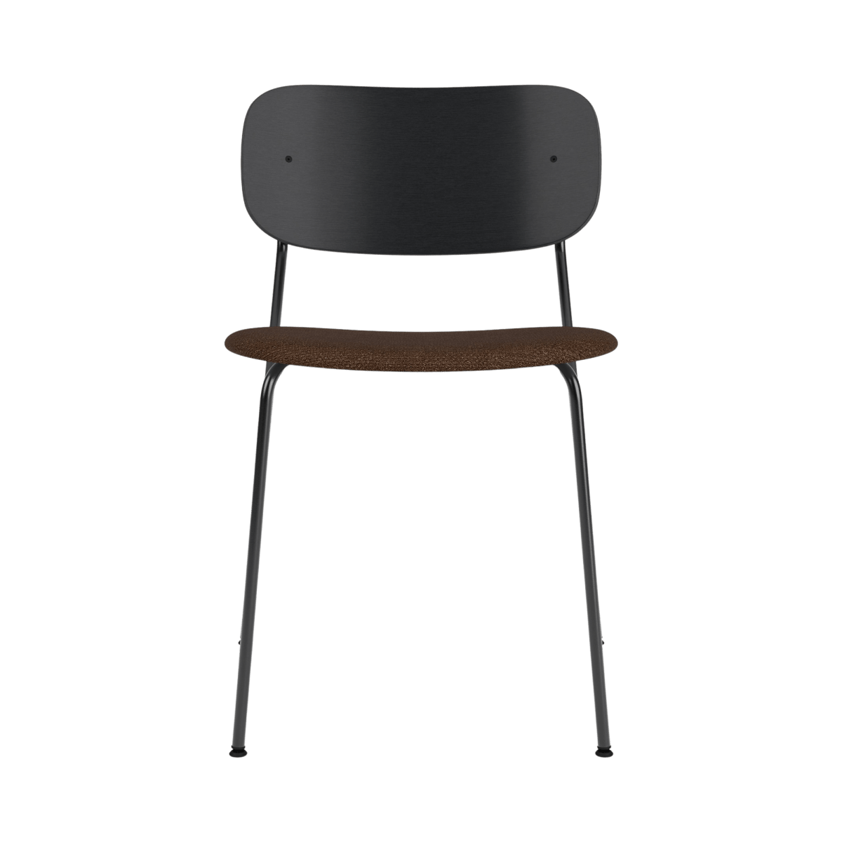 Audo Co Dining Chair, Without Arms, Partially Upholstered