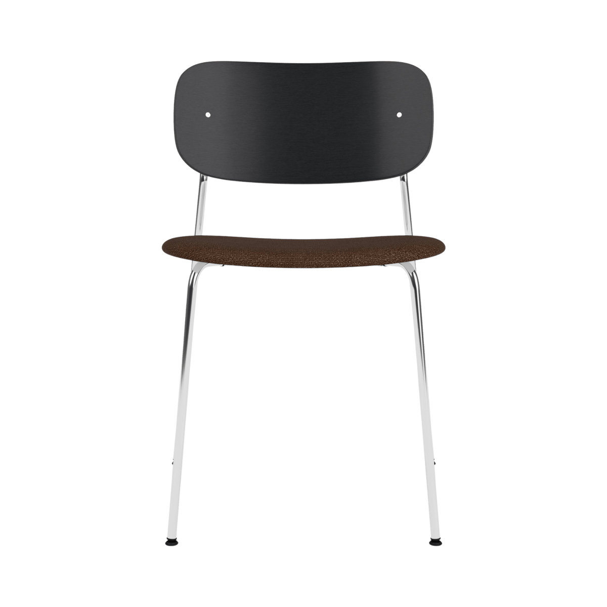 Audo Co Dining Chair, Without Arms, Partially Upholstered