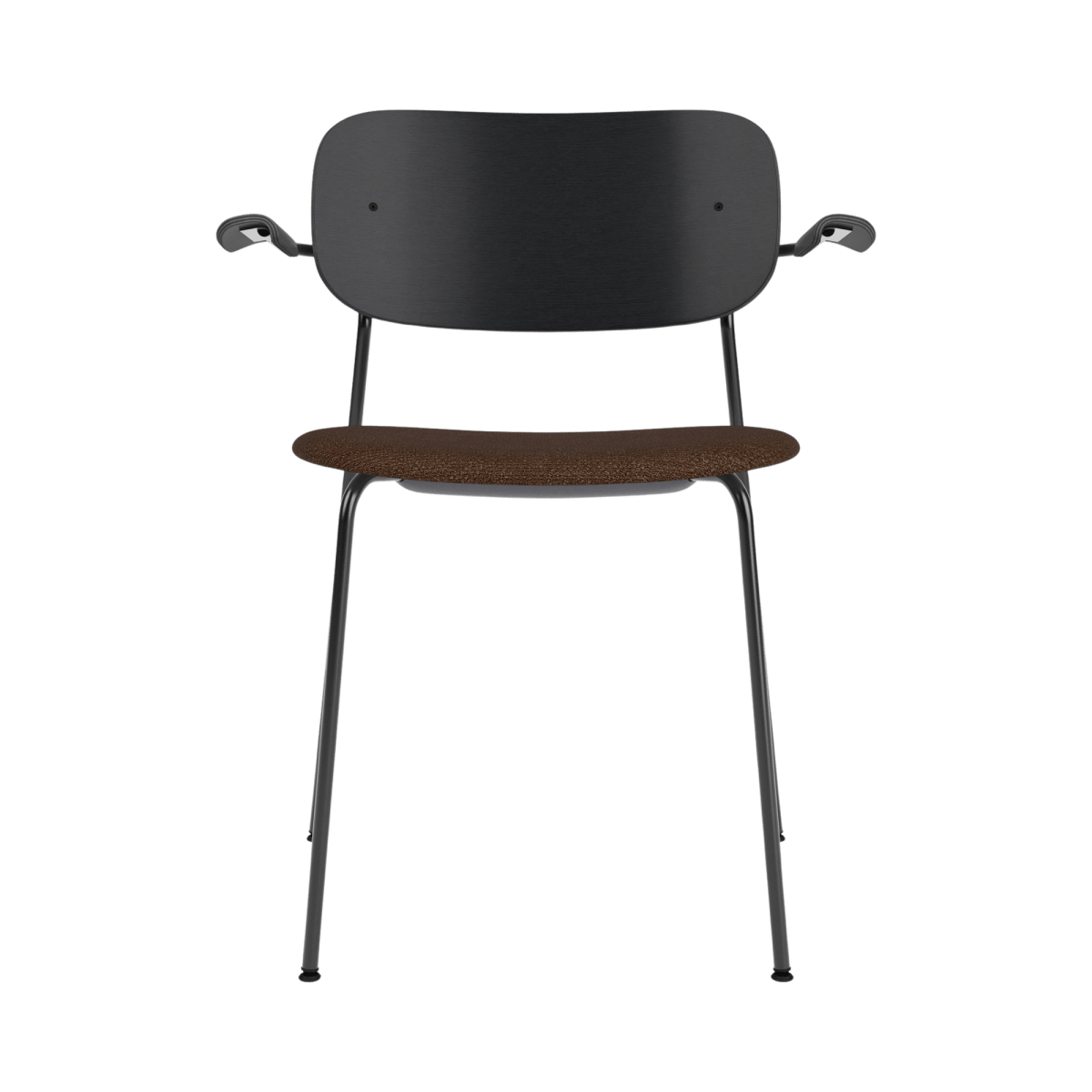 Audo Co Dining Chair, With Arms, Partially Upholstered