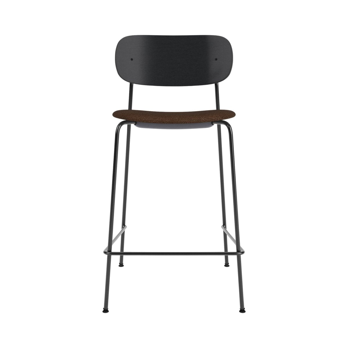 Audo Co Counter Chair, Upholstered - Black Oak / Audo Bouclé US 07