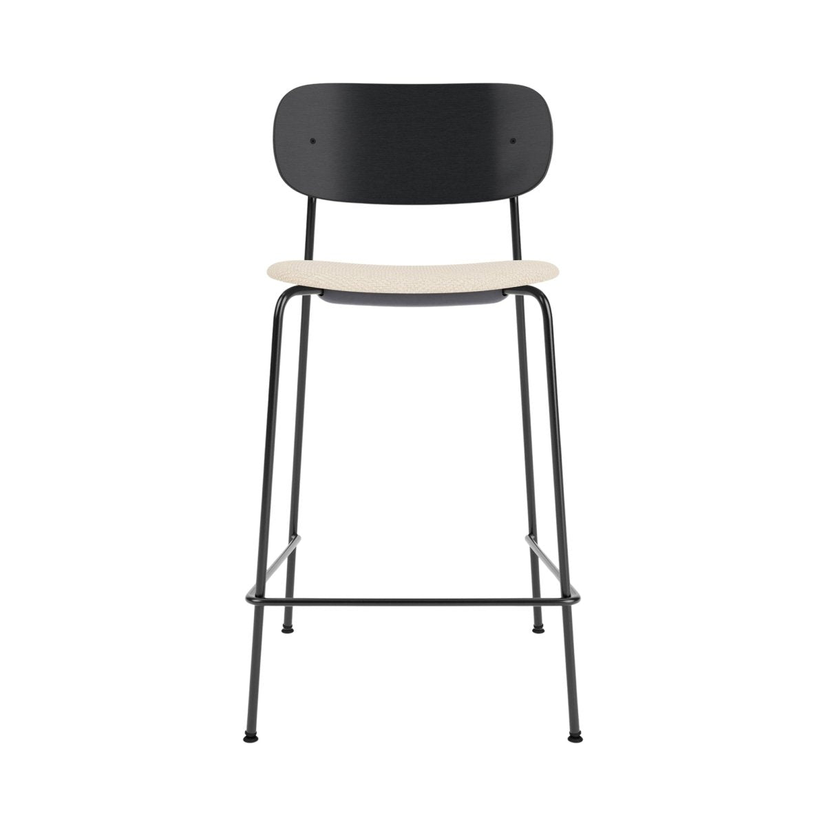 Audo Co Counter Chair, Upholstered – Black Oak / Logan Jasmine