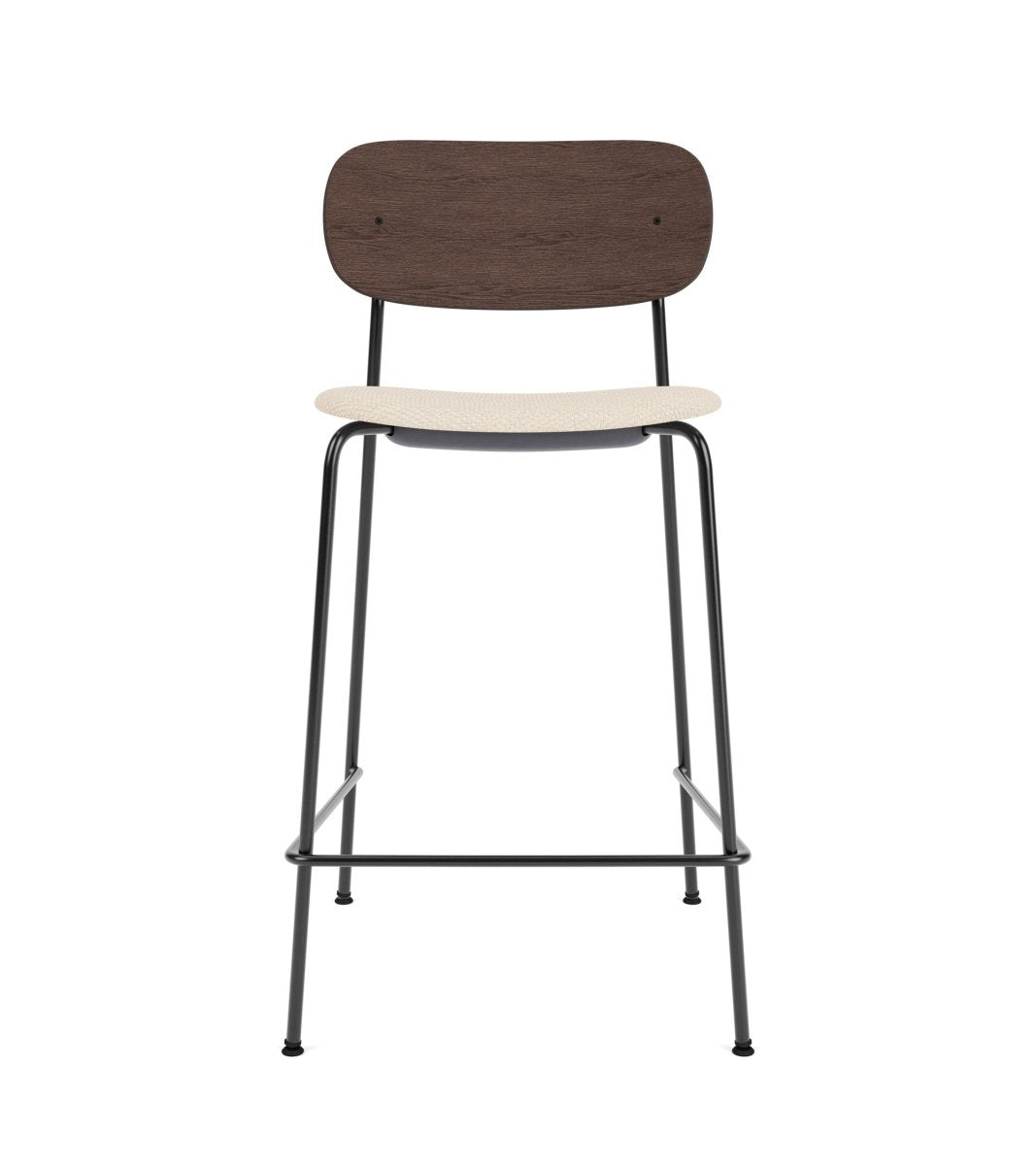 Audo Co Counter Chair, Upholstered – Dark Stained Oak / Logan Jasmine