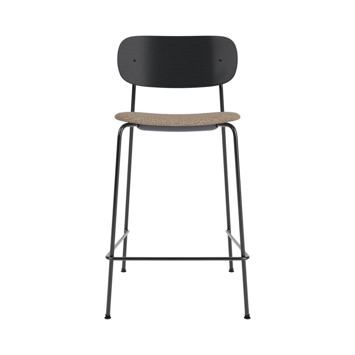 Audo Co Counter Chair, Upholstered – Black Oak / Logan Flint