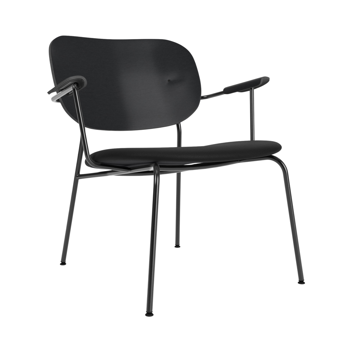 Audo Co Lounge Chair, Partially Upholstered