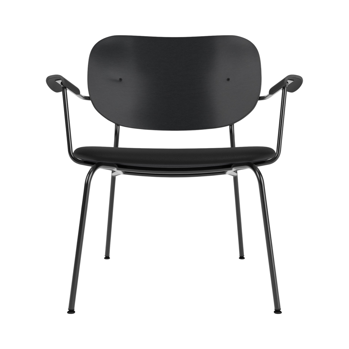 Audo Co Lounge Chair, Partially Upholstered