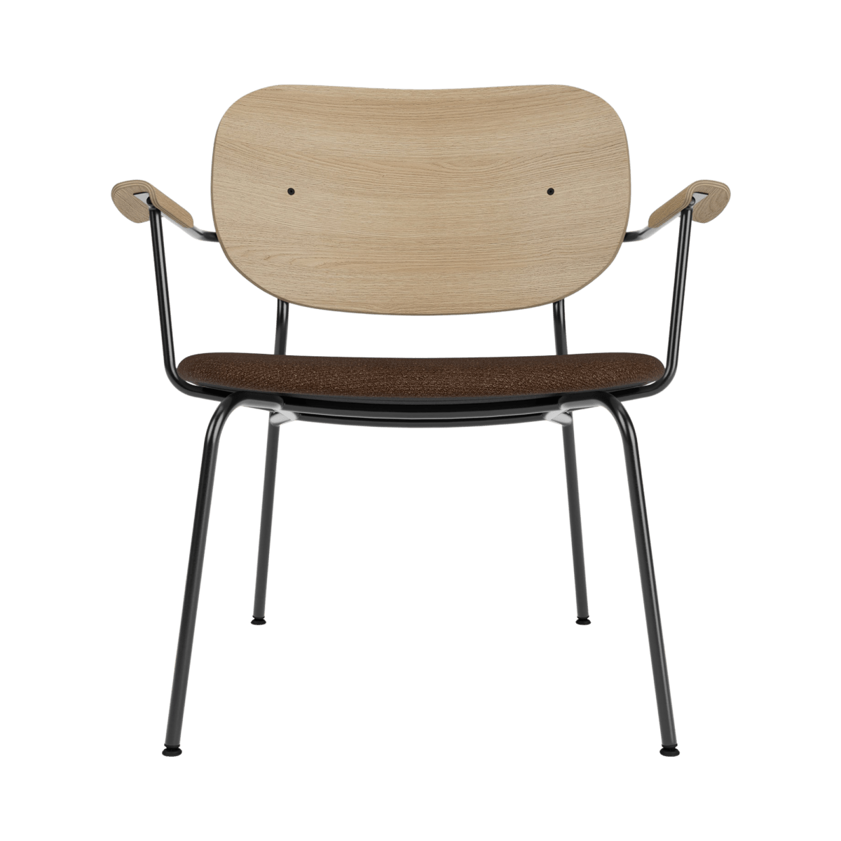 Audo Co Lounge Chair, Partially Upholstered