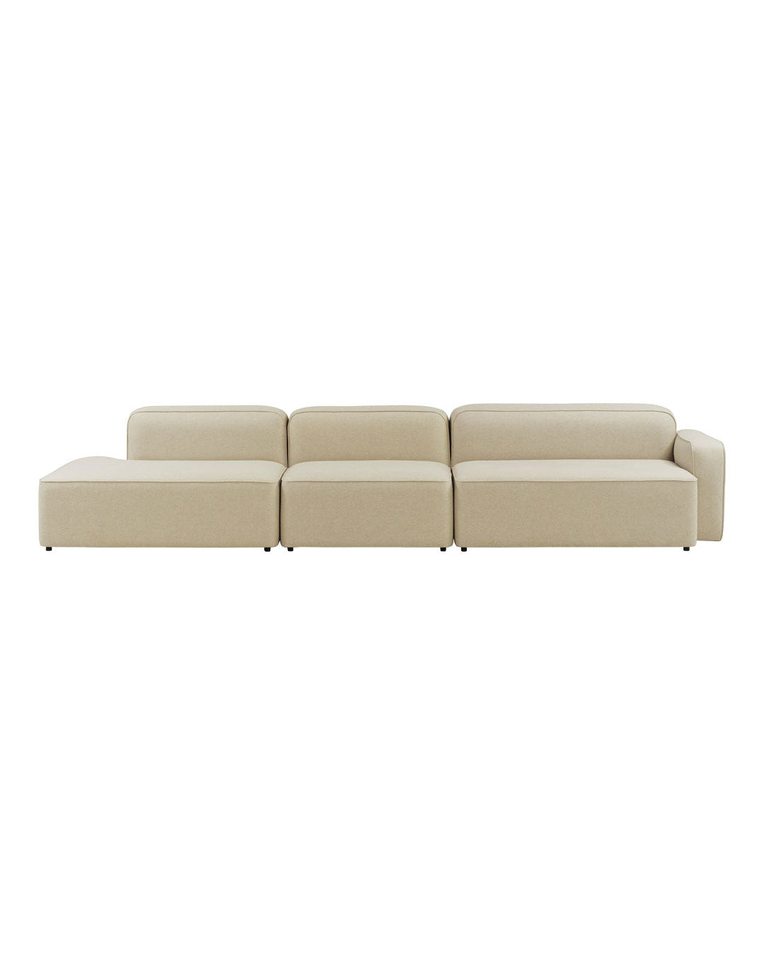 Normann Copenhagen Rope Modular Sofa 3-Seater Right Armrest