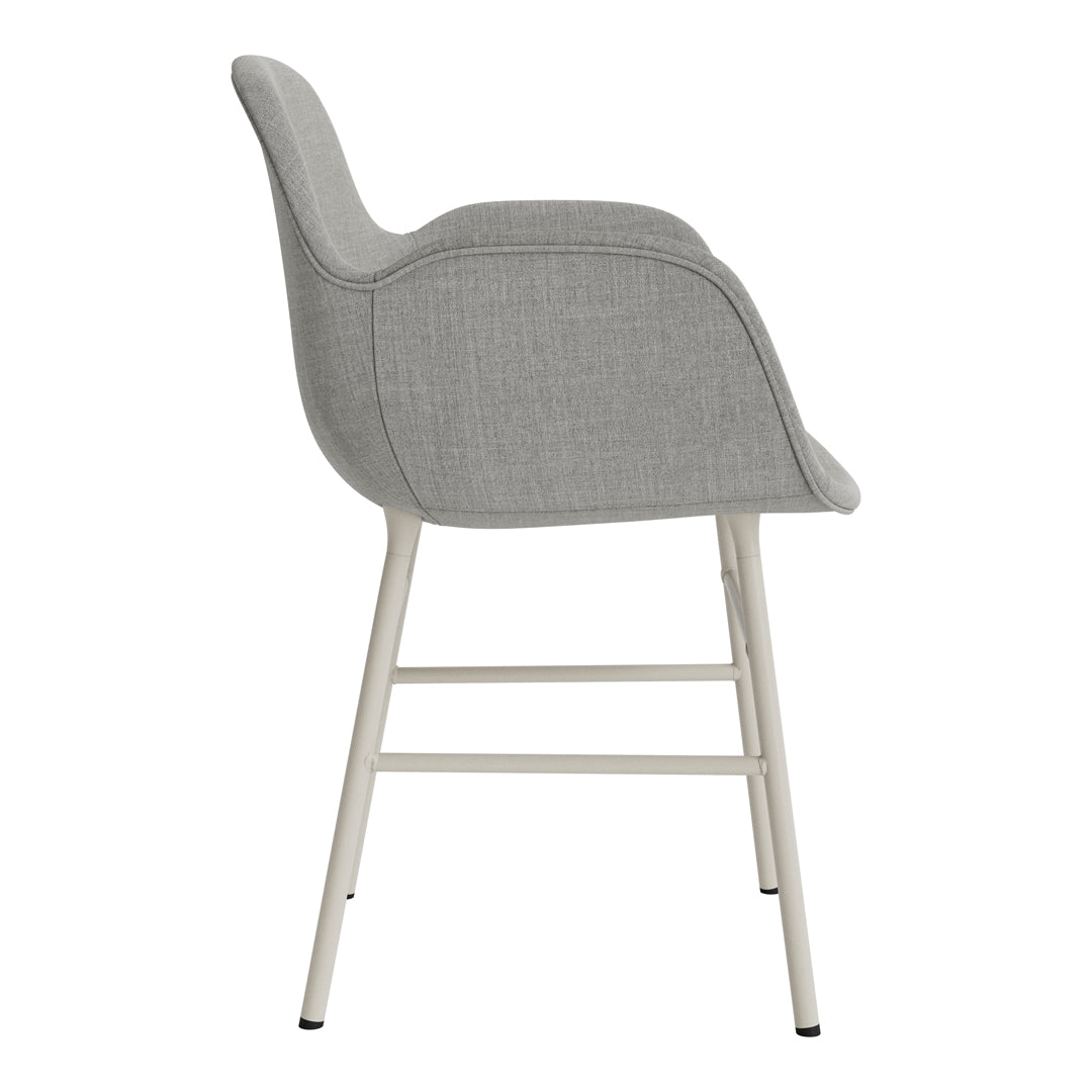 Normann Copenhagen Form Armchair - Metal Legs - Upholstered