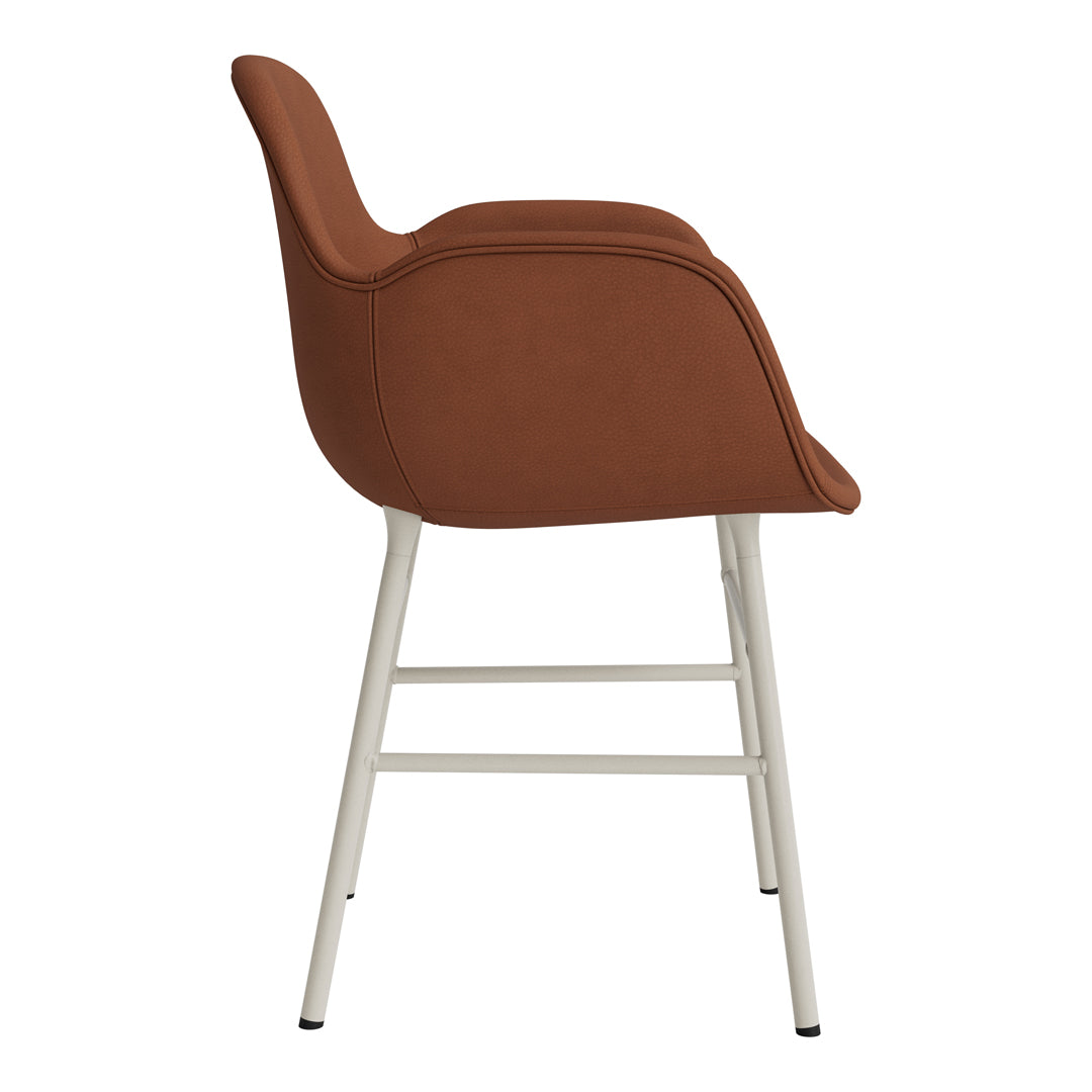 Normann Copenhagen Form Armchair - Metal Legs - Upholstered