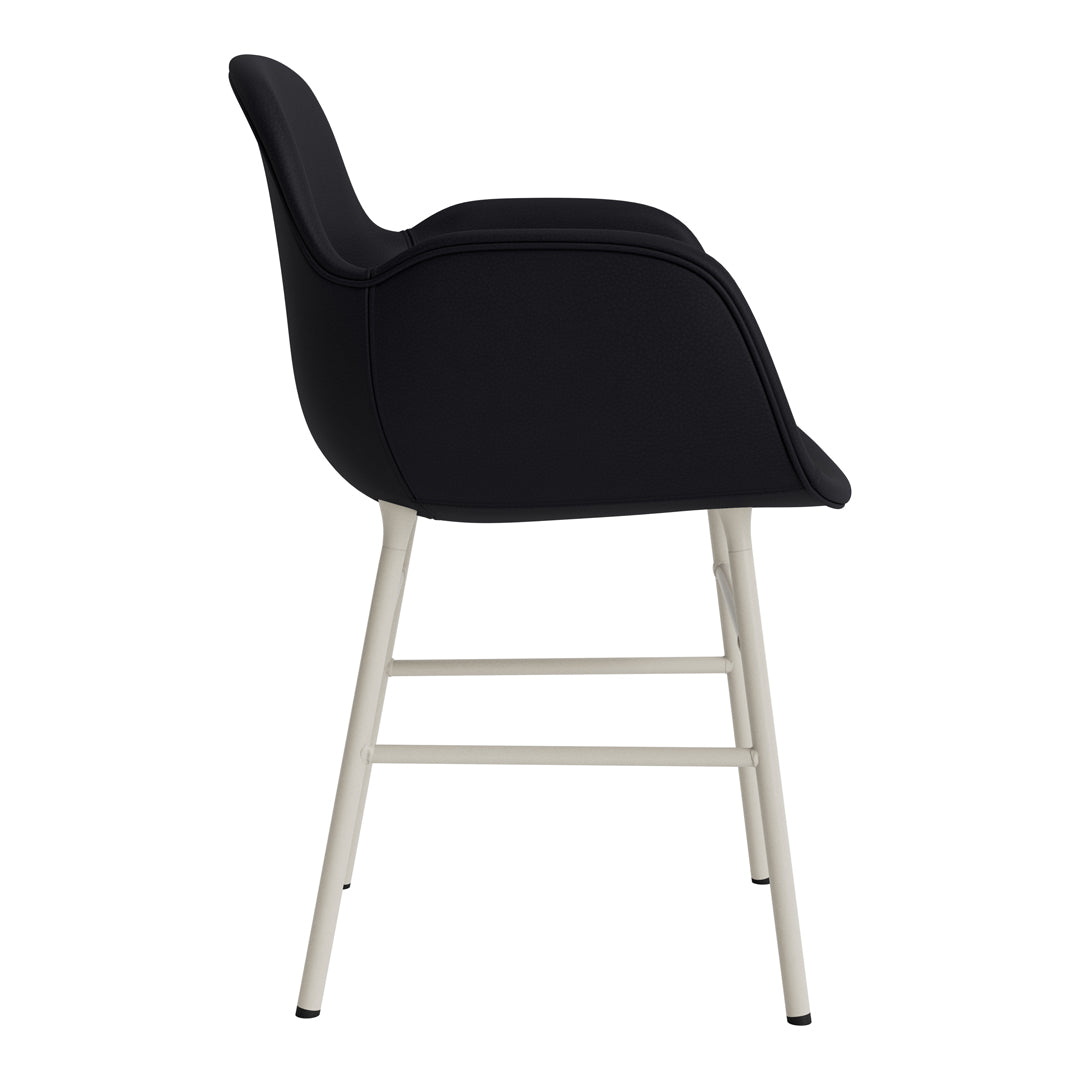 Normann Copenhagen Form Armchair - Metal Legs - Upholstered